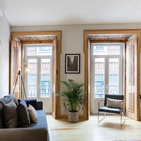 Charming Flat With Balconies Chiado District 2 Bedrooms & Ac 19th Century Building Lisboa